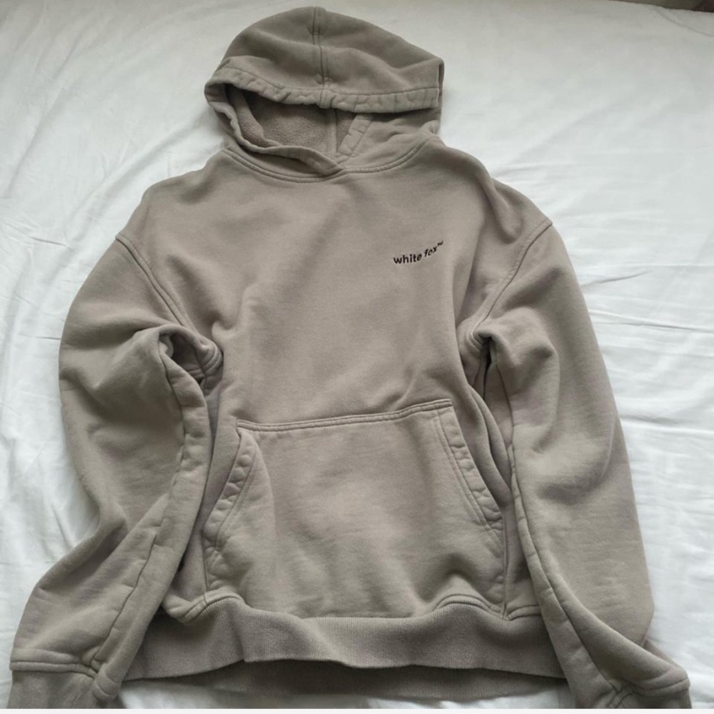White Fox Boutique Beige Hoodie